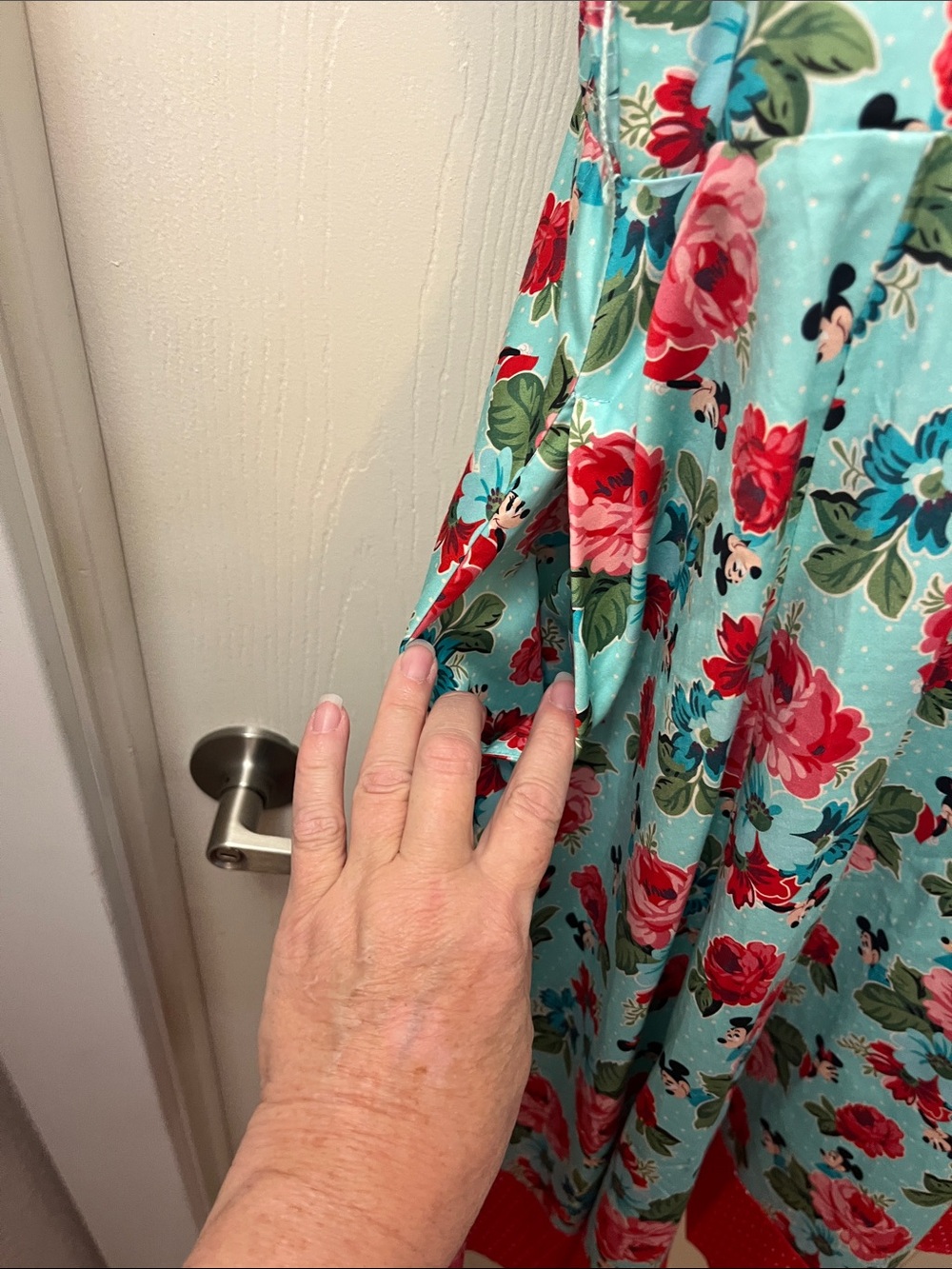 Disney Parks The Dress Shop Mickey and Minnie Mouse Floral Dress - Picture 3 of 13